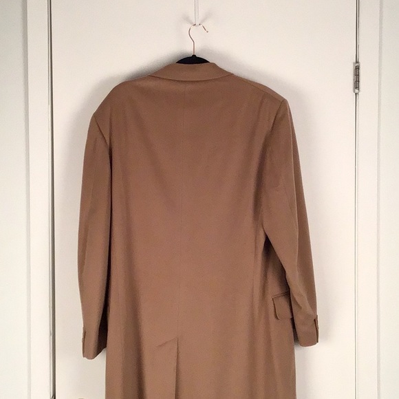 Rare Canali 90% wool 10% cashmere overcoat made in Italy. Camel color. Size 50R - Picture 6 of 12